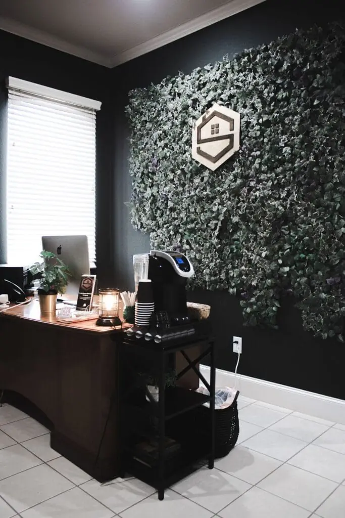 Reception area at Social House Wellness in Katy, Texas